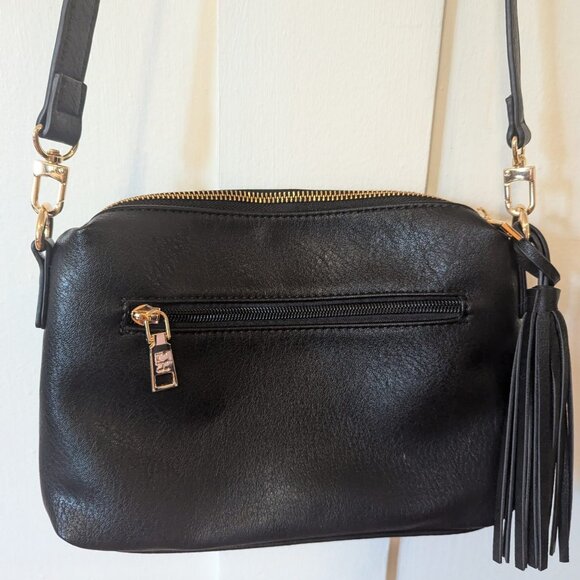 Louenhide Baby Daisy Crossbody Vegan Leather Bag | Black | Brand New, Never Used - Picture 2 of 8